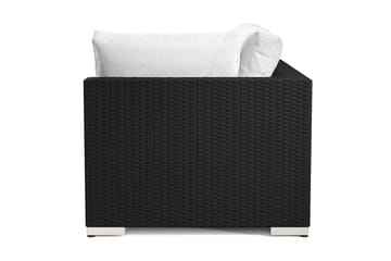 Bahamas Vänstermodul utomhus 140 cm i konstrotting - Svart - Utemöbler & utemiljö - Övrigt utemöbler - Moduler utesoffa