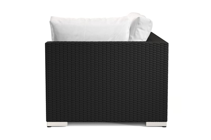 Bahamas Vänstermodul utomhus 140 cm i konstrotting - Svart - Utemöbler & utemiljö - Övrigt utemöbler - Moduler utesoffa