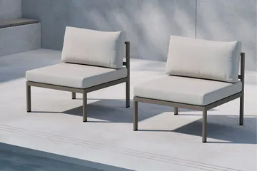 Copacabana Mittmodul Utomhus - Beige - Utemöbler & utemiljö - Övrigt utemöbler - Moduler utesoffa - Mittmodul utesoffa