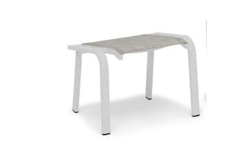 Fotpall Hillerstorp Hånger Vit - Vit - Utemöbler & utemiljö - Övrigt utemöbler - Moduler utesoffa - Fotpall & pall utomhus