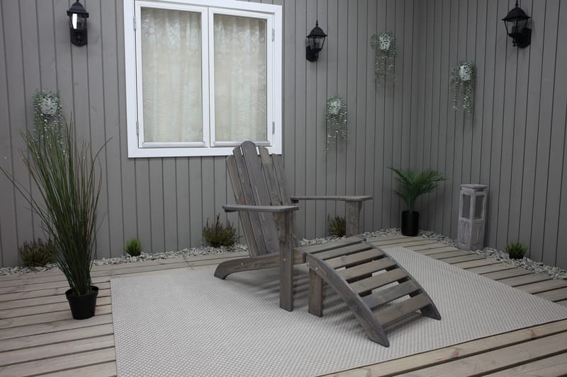 Cranston Fotpall till däckUtestol - Grå - Utemöbler & utemiljö - Övrigt utemöbler - Moduler utesoffa - Fotpall & pall utomhus