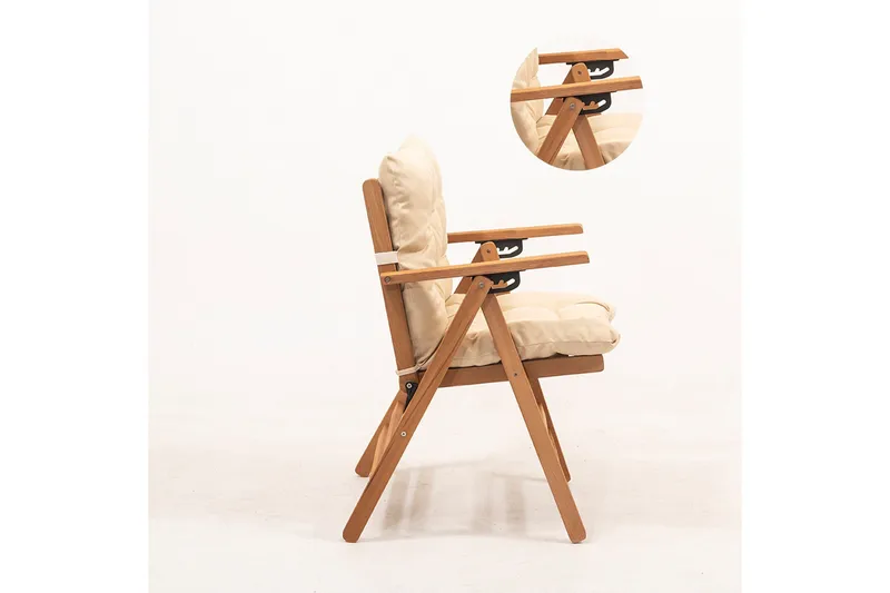 Narwani Pall - Cream/Natural - Utemöbler & utemiljö - Loungemöbler - Loungestol utomhus