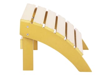 Fotstöd Adirondack Gul - Gul - Utemöbler & utemiljö - Övrigt utemöbler - Moduler utesoffa