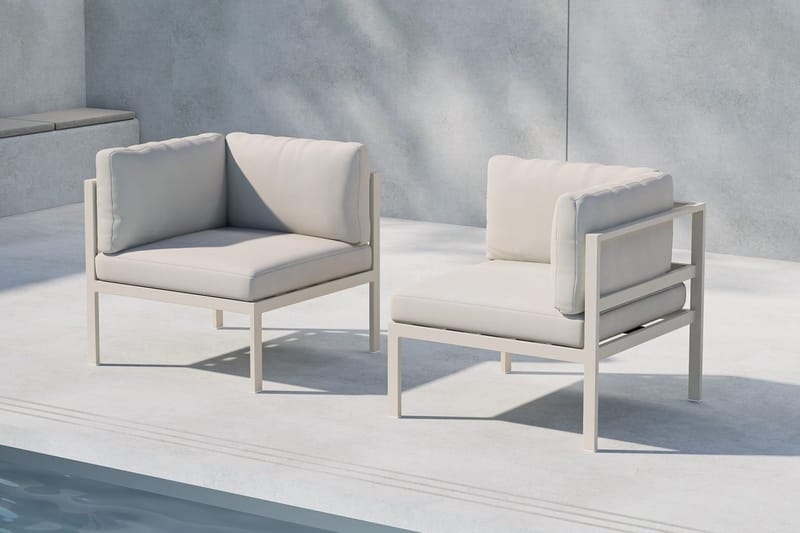 Hörnmodul Copacabana 74 cm Utomhus - Beige - Utemöbler & utemiljö - Övrigt utemöbler - Moduler utesoffa