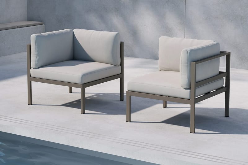 Hörnmodul Copacabana 74 cm Utomhus - Brun - Utemöbler & utemiljö - Övrigt utemöbler - Moduler utesoffa