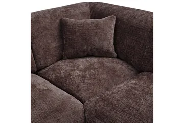 Hörnsoffa Cloud - Varm Brun, Höger - Möbler - Soffa - Hörnsoffa - Hörnsoffa med divan