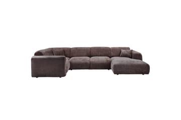 Hörnsoffa Cloud - Varm Brun, Vänster - Möbler - Soffa - Hörnsoffa - Hörnsoffa med divan