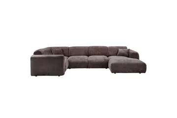 Hörnsoffa Cloud - Varm Brun, Vänster - Möbler - Soffa - Hörnsoffa