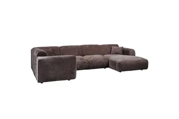 Hörnsoffa Cloud - Varm Brun, Vänster - Möbler - Soffa - Hörnsoffa