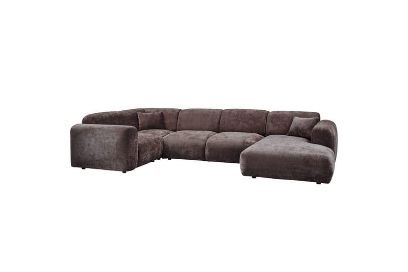 Hörnsoffa Cloud, Varm Brun, Vänster