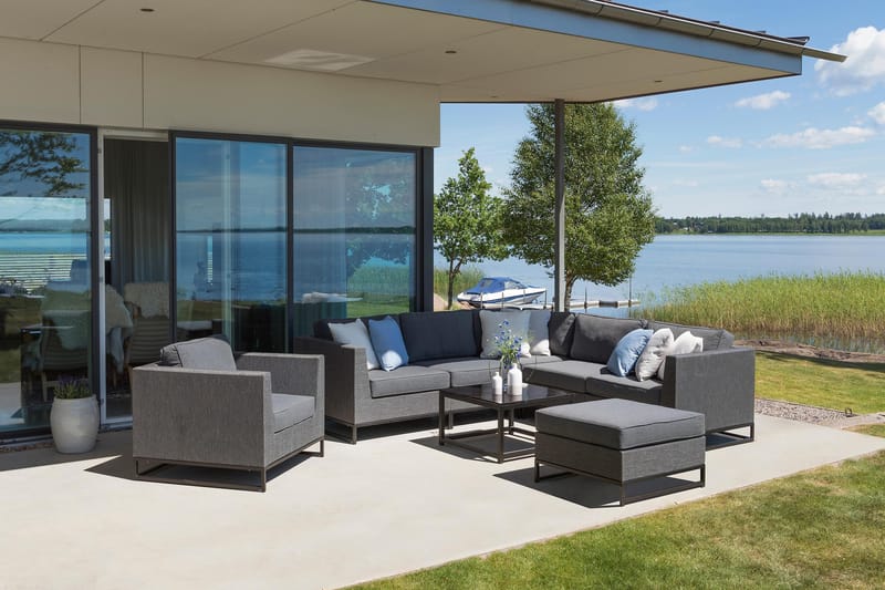 Hillerstorp Adelshamn Divan - Grå - Utemöbler & utemiljö - Övrigt utemöbler - Moduler utesoffa