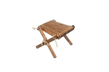 Hillerstorp EcoFurn Fotpall Lilli Furu Oljad Brun