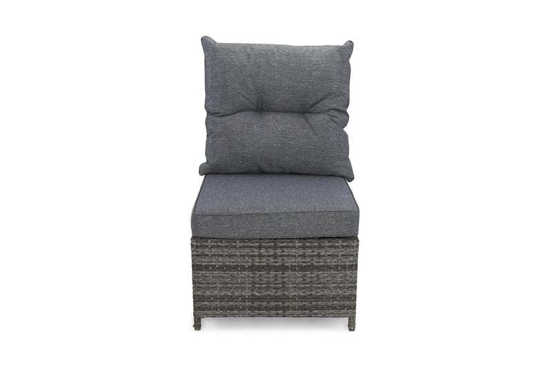 James Mittmodul utomhus i konstrotting - Grå / Grå dynor - Utemöbler & utemiljö - Övrigt utemöbler - Moduler utesoffa - Mittmodul utesoffa