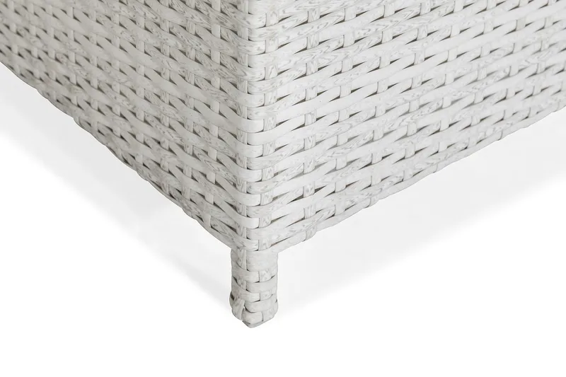 James Mittmodul utomhus i konstrotting - Vit / Ljusgrå dynor - Utemöbler & utemiljö - Övrigt utemöbler - Moduler utesoffa - Mittmodul utesoffa