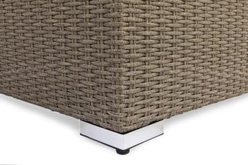 Marcus Hörnmodul utomhus med Dyna i konstrotting - Grå / Grå dynor - Utemöbler & utemiljö - Övrigt utemöbler - Moduler utesoffa