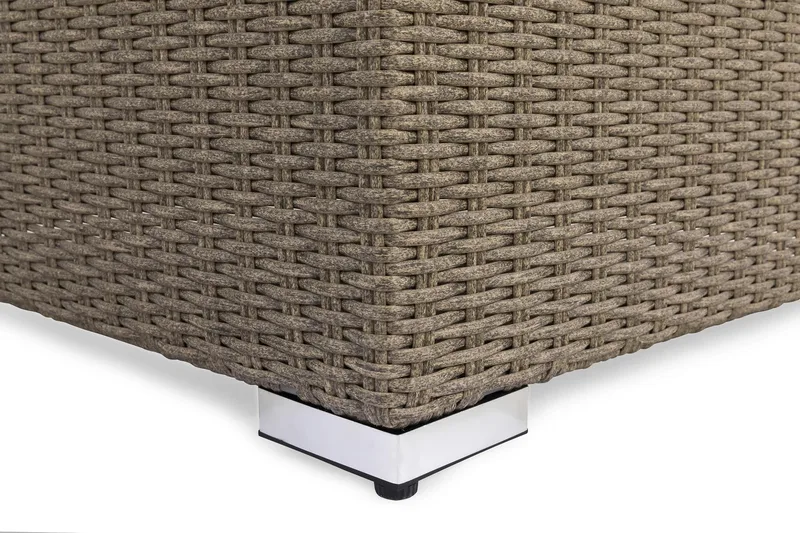 Marcus Hörnmodul utomhus med Dyna i konstrotting - Grå / Grå dynor - Utemöbler & utemiljö - Övrigt utemöbler - Moduler utesoffa