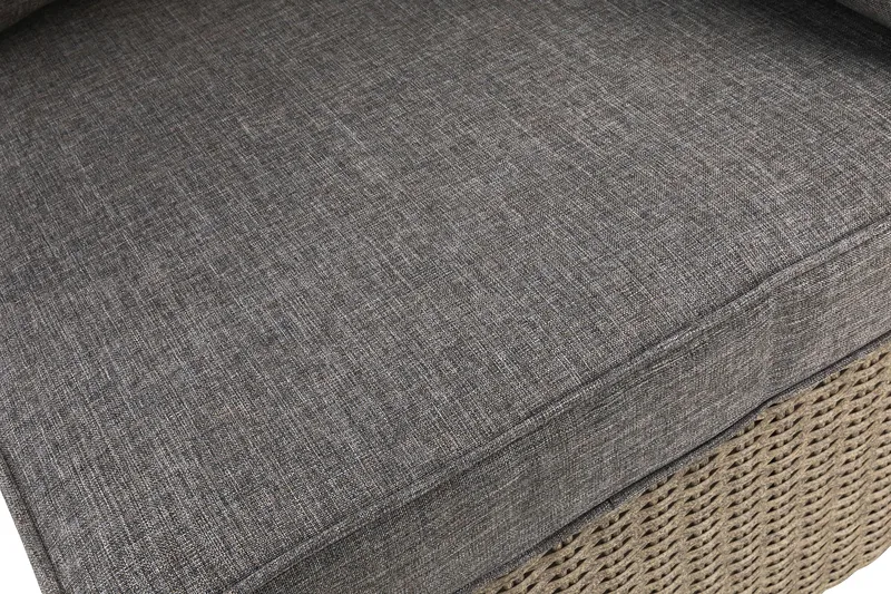 Marcus Hörnmodul utomhus med Dyna i konstrotting - Grå / Grå dynor - Utemöbler & utemiljö - Övrigt utemöbler - Moduler utesoffa