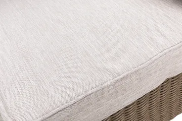 Marcus Hörnmodul utomhus med Dyna i konstrotting - Natur Beige / Vita dynor - Utemöbler & utemiljö - Övrigt utemöbler - Moduler utesoffa