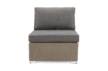 Marcus Mittmodul utomhus med Dyna i Konstrotting - Grå - Utemöbler & utemiljö - Övrigt utemöbler - Moduler utesoffa - Mittmodul utesoffa