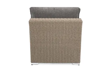 Marcus Mittmodul utomhus med Dyna i Konstrotting - Grå - Utemöbler & utemiljö - Övrigt utemöbler - Moduler utesoffa - Mittmodul utesoffa