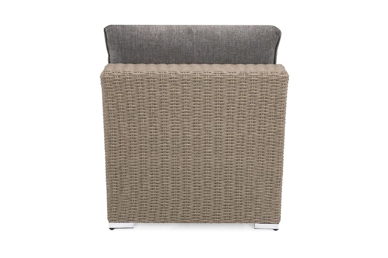 Marcus Mittmodul utomhus med Dyna i Konstrotting - Grå - Utemöbler & utemiljö - Övrigt utemöbler - Moduler utesoffa - Mittmodul utesoffa