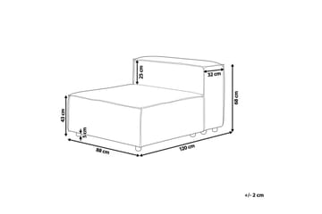 Mittmodul Aprica - Utemöbler & utemiljö - Övrigt utemöbler - Moduler utesoffa - Mittmodul utesoffa