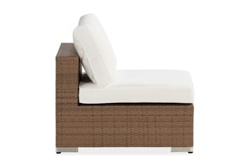 Mittmodul Bahamas - Sand Beige / Vita dynor - Utemöbler & utemiljö - Övrigt utemöbler - Moduler utesoffa - Mittmodul utesoffa