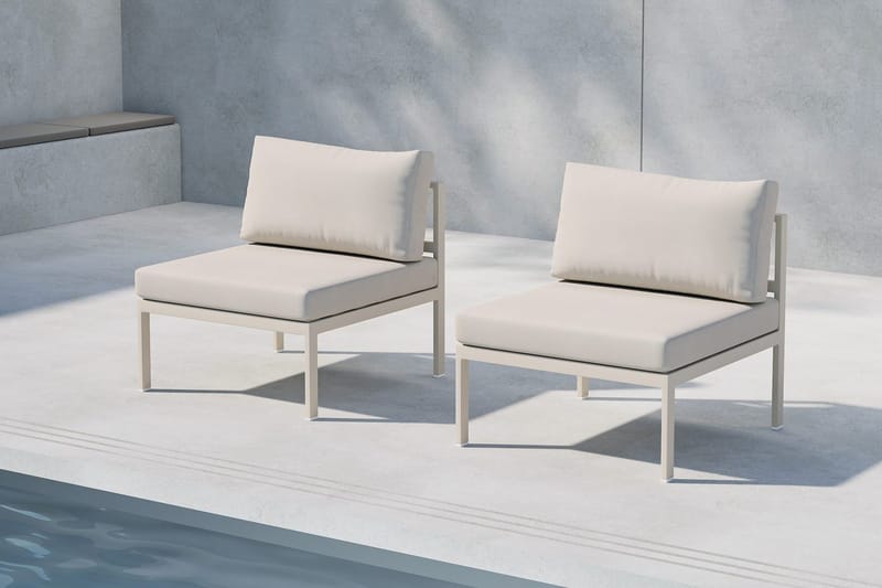 Mittmodul Copacabana 70 cm Utomhus - Beige - Utemöbler & utemiljö - Övrigt utemöbler - Moduler utesoffa - Mittmodul utesoffa