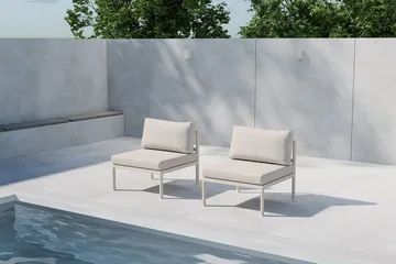 Mittmodul Copacabana 70 cm Utomhus - Beige - Utemöbler & utemiljö - Övrigt utemöbler - Moduler utesoffa - Mittmodul utesoffa