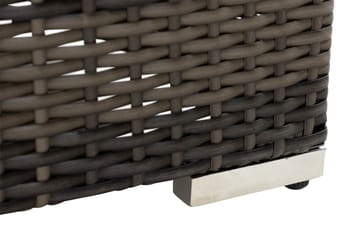 Mittmodul Wisconsin Konstrotting/Grå/Brun - Grå - Utemöbler & utemiljö - Övrigt utemöbler - Moduler utesoffa - Mittmodul utesoffa
