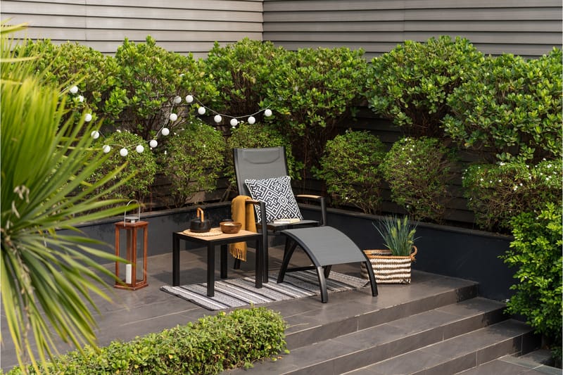 Panama Fotpall 62x48 cm Svart - Lifestyle Garden - Utemöbler & utemiljö - Övrigt utemöbler - Moduler utesoffa