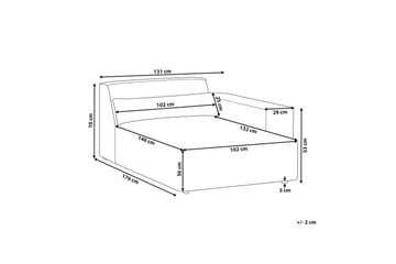 Sittpuff Hellnar - Utemöbler & utemiljö - Övrigt utemöbler - Moduler utesoffa