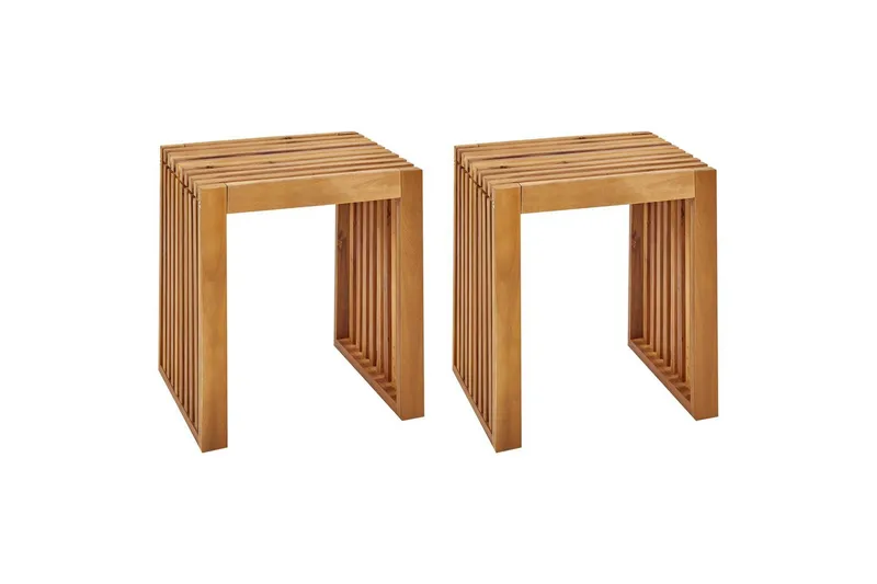 Trädgårdspallar set om 2 Bellano