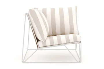 Usteryd hörnmodul utomhus - Beige/Striped - Utemöbler & utemiljö - Övrigt utemöbler - Moduler utesoffa