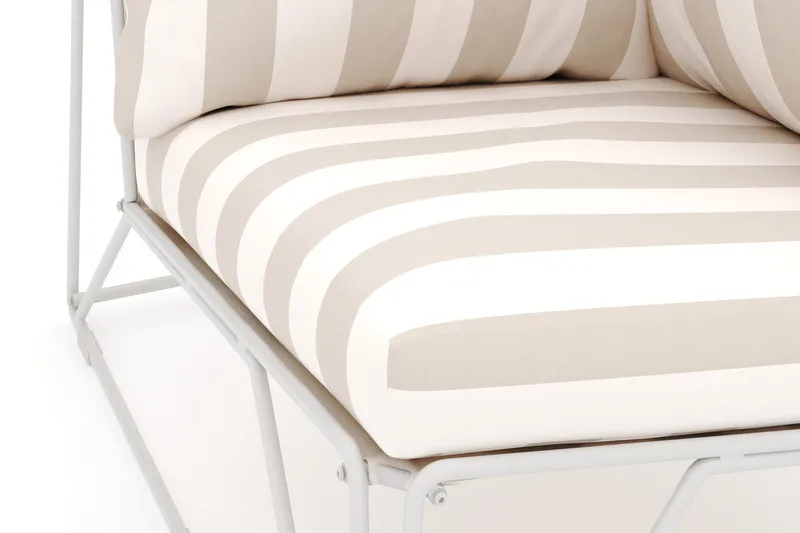 Usteryd hörnmodul utomhus - Beige/Striped - Utemöbler & utemiljö - Övrigt utemöbler - Moduler utesoffa