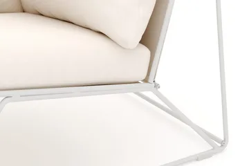 Usteryd hörnmodul utomhus i järn med vattenavisande dyna i beige - Beige - Utemöbler & utemiljö - Övrigt utemöbler - Moduler utesoffa