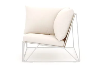 Usteryd hörnmodul utomhus i järn med vattenavisande dyna i beige - Beige - Utemöbler & utemiljö - Övrigt utemöbler - Moduler utesoffa