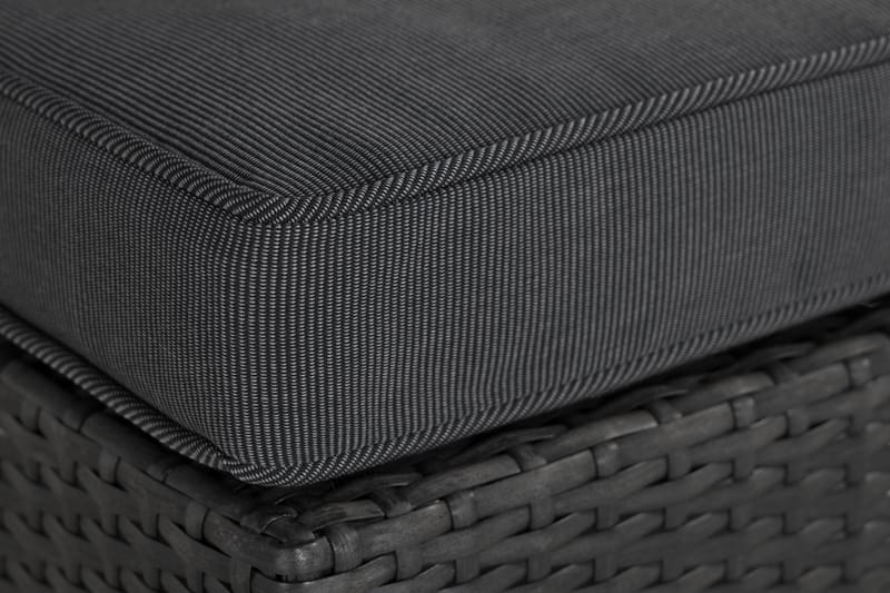 Wisconsin Premium Mittmodul utomhus i konstrotting - Svart - Utemöbler & utemiljö - Övrigt utemöbler - Moduler utesoffa - Mittmodul utesoffa