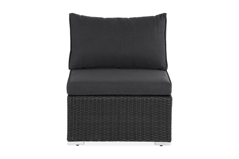 Wisconsin Premium Mittmodul utomhus i konstrotting - Svart - Utemöbler & utemiljö - Övrigt utemöbler - Moduler utesoffa - Mittmodul utesoffa