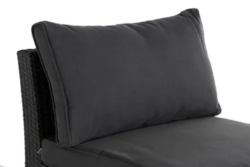 Wisconsin Premium Mittmodul utomhus i konstrotting - Svart - Utemöbler & utemiljö - Övrigt utemöbler - Moduler utesoffa - Mittmodul utesoffa