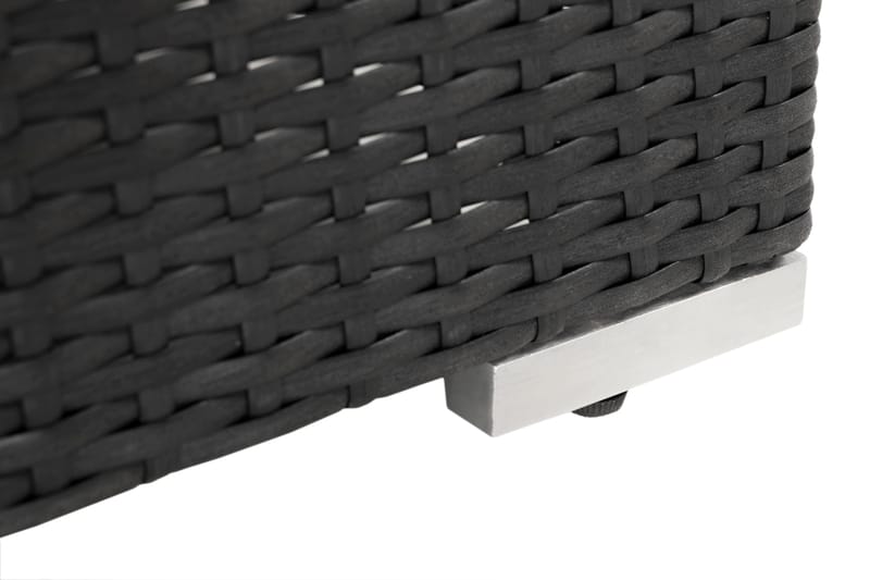 Wisconsin Premium Hörnmodul utomhus i konstrotting - Svart - Utemöbler & utemiljö - Övrigt utemöbler - Moduler utesoffa