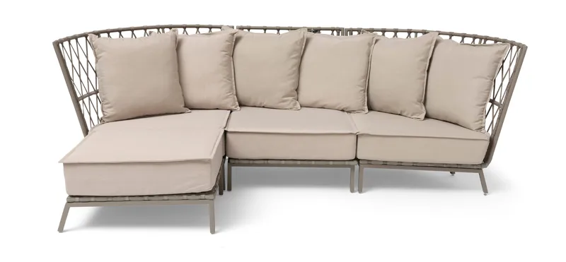 Hillerstorp Jet Set Divan - Beige - Utem öbler & utemiljö - Övrigt utemöbler - Moduler utesoffa