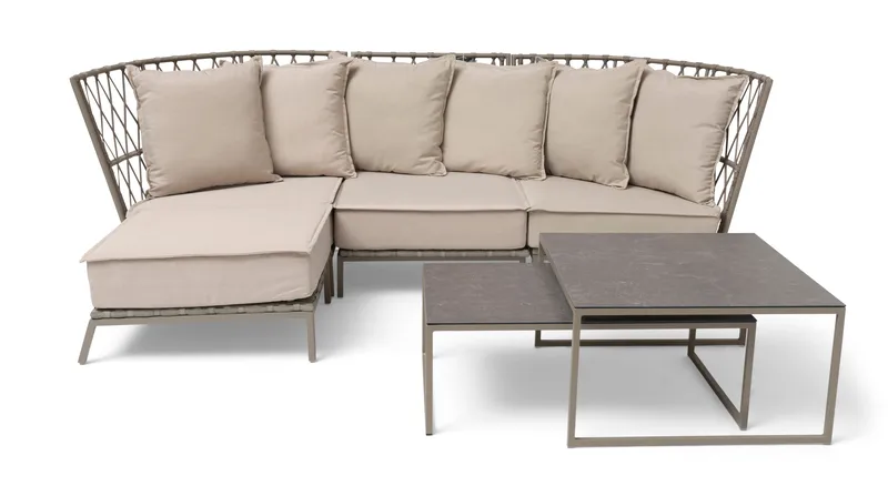 Hillerstorp Jet Set Divan - Beige - Utemöbler & utemiljö - Övrigt utemöbler - Moduler utesoffa