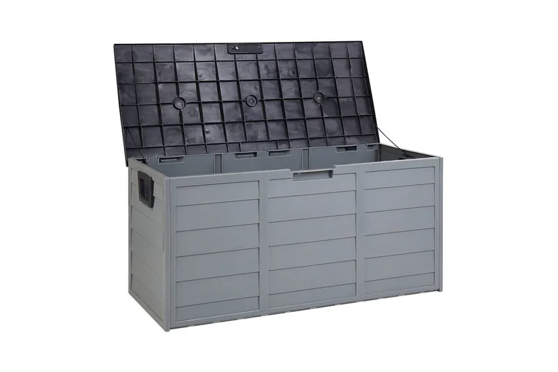 Låda Locarno Beige/grå - Beige/grå - Utemöbler & utemiljö - Utomhusförvaring - Dynförvaring - Dynbox & dynlåda