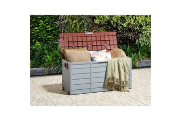 Låda Locarno Grå/brun - Grå/brun - Utemöbler & utemiljö - Utomhusförvaring - Dynförvaring - Dynbox & dynlåda