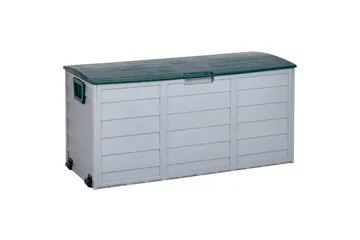 Låda Locarno Grå/grön - Grå/grön - Utemöbler & utemiljö - Utomhusförvaring - Dynförvaring - Dynbox & dynlåda