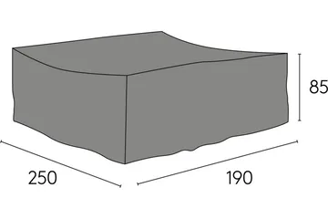Hillerstorp Eskilstuna Möbelskydd 190x250 cm Grå - Hillerstorp - Utemöbler & utemiljö - Övrigt utemöbler - Möbelskydd - Överdrag utemöbler