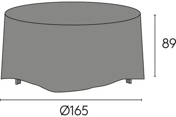 Hillerstorp Sandhamn Möbelskydd 165x89 cm Grå - Hillerstorp - Utemöbler & utemiljö - Övrigt utemöbler - Möbelskydd - Överdrag utemöbler