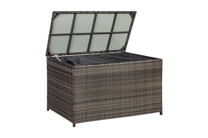 Kuddbox WICKER 122x52xH62cm brun - Utemöbler & utemiljö - Övrigt utemöbler - Möbelskydd - Överdrag utemöbler
