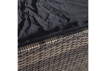 Kuddbox WICKER 122x52xH62cm brun - Utemöbler & utemiljö - Övrigt utemöbler - Möbelskydd - Överdrag utemöbler